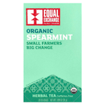 Equal Exchange, органическая кудрявая мята, травяной чай, без кофеина, 20 чайных пакетиков, 28 г (0,99 унции)