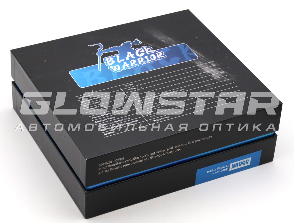 Билед модули Aozoom Black Warrior New 3.0 дюйма, 2 чипа, 5500K, 12V, 55W/65W, крепление 3R (комплект, 2шт)