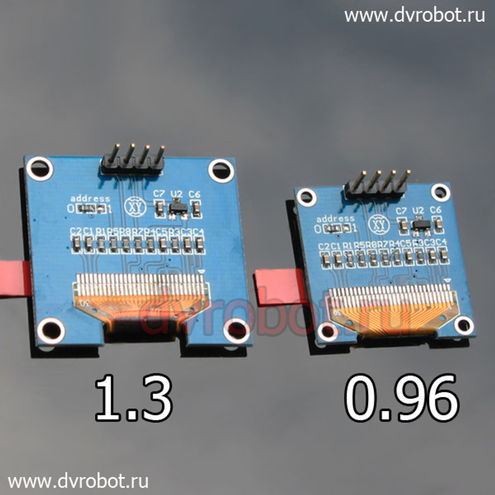 Экран OLED 1.3 - ГОЛУБОЙ