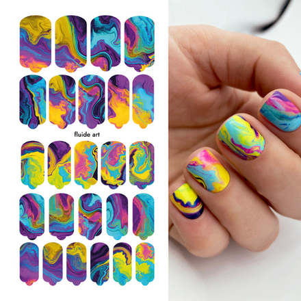 Плёнки для маникюра by provocative nails fluide art