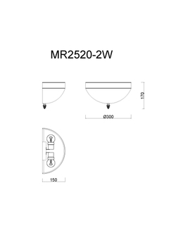 Бра MyFar Biene MR2520-2W