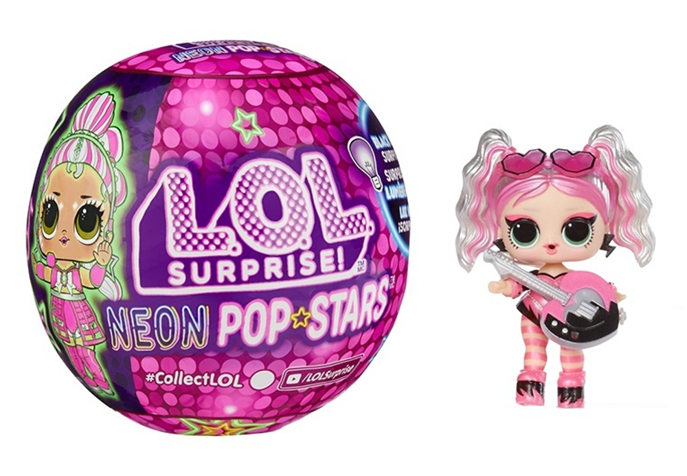 Кукла в шаре Neon с аксессуарами L.O.L. SURPRISE! ЛОЛ СЮРПРАЙЗ