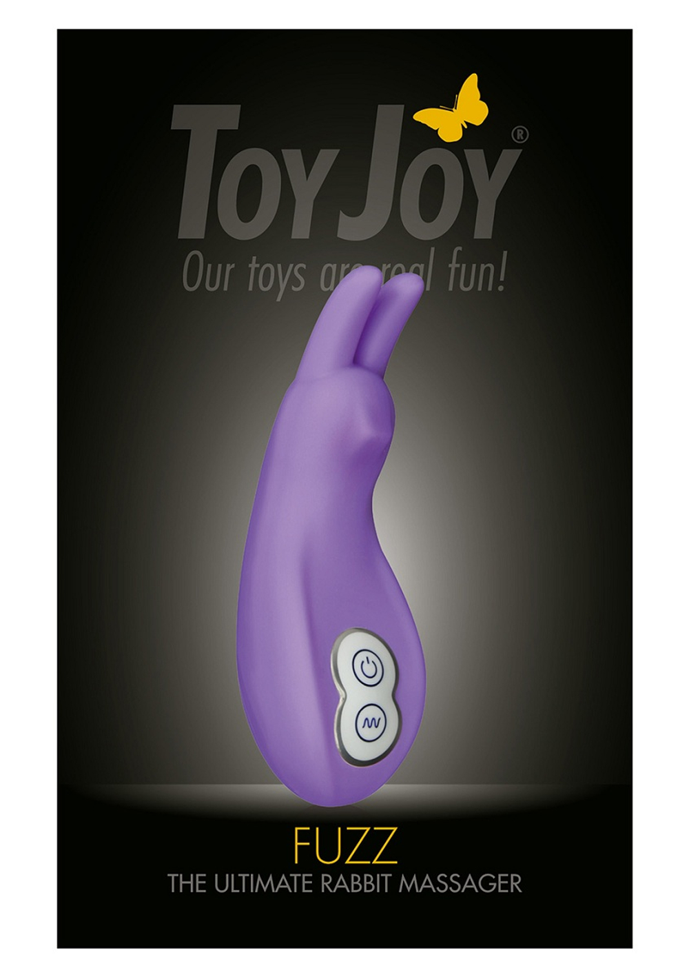 Сиреневый вибромассажер-заяц FUZZ THE ULTIMATE RABBIT - 12 см.