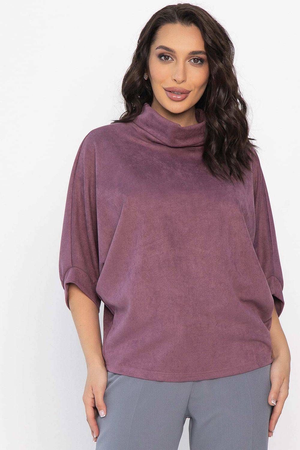 Блуза Барбара (лиловая) Б14573-12М LT Collection