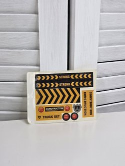 Конструктор блочный Автомобиль Спецтехнка с фигурками (200408409)