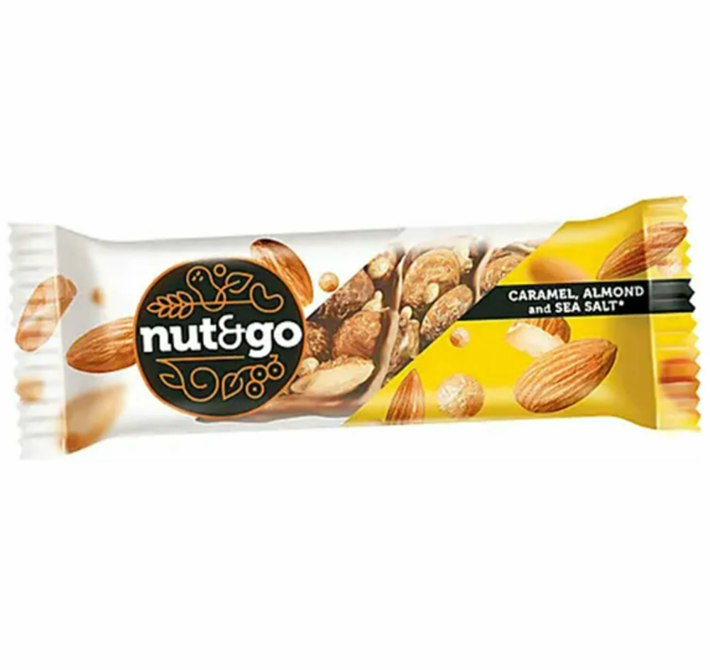 Батончик KDV Nut&Go миндальный, 34г