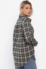 Рубашка Денни (бежево-коричневая) Б14136-7М LT Collection