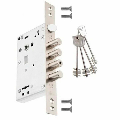 Замок Ритка врезной АссистентЗВ-А20-4П сувал. с защелкой (Крит)