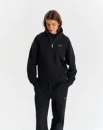 Толстовка Bruler d'Amour Half-zip Logo de base 01 черная