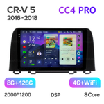 Teyes CC4 Pro 9" для Honda CR-V 5 2016-2018