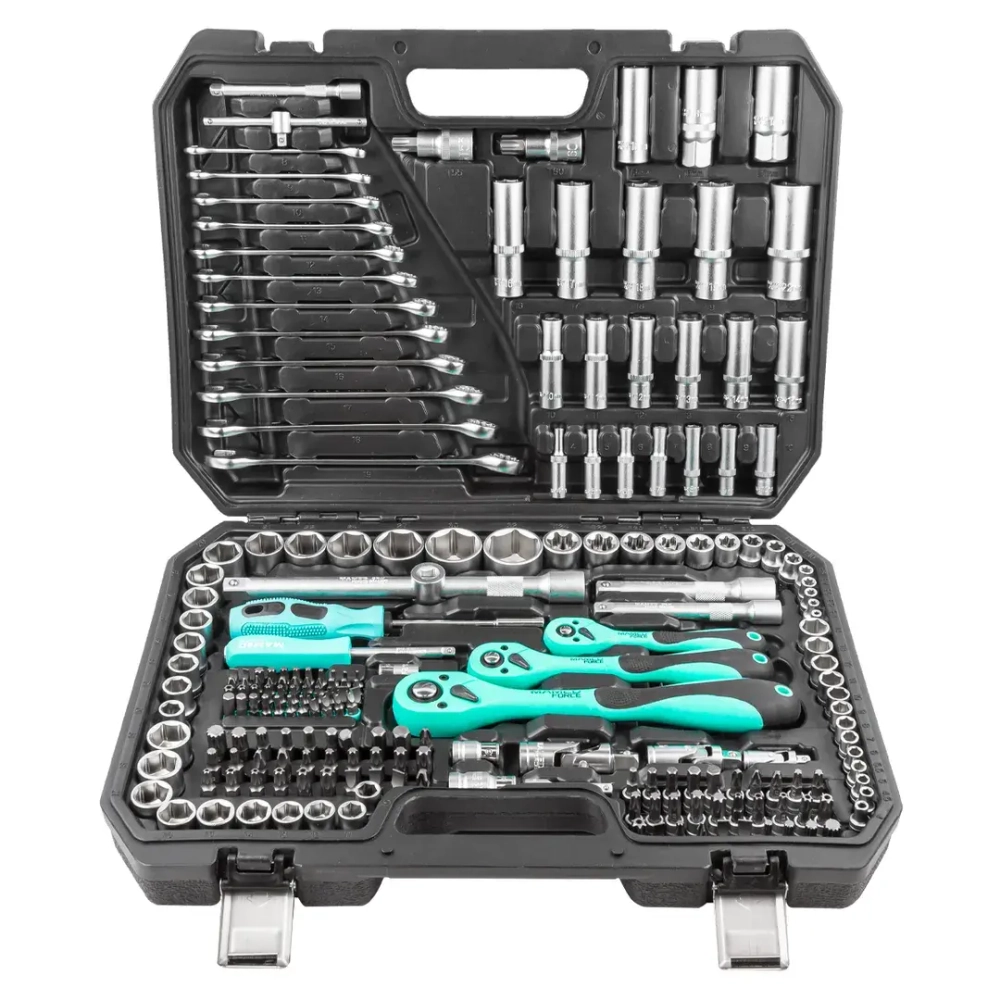 Набор инструментов 216пр. 1/4''3/8''1/2''(6гр.)(4-32мм) MAMEDFORCE MF-38841