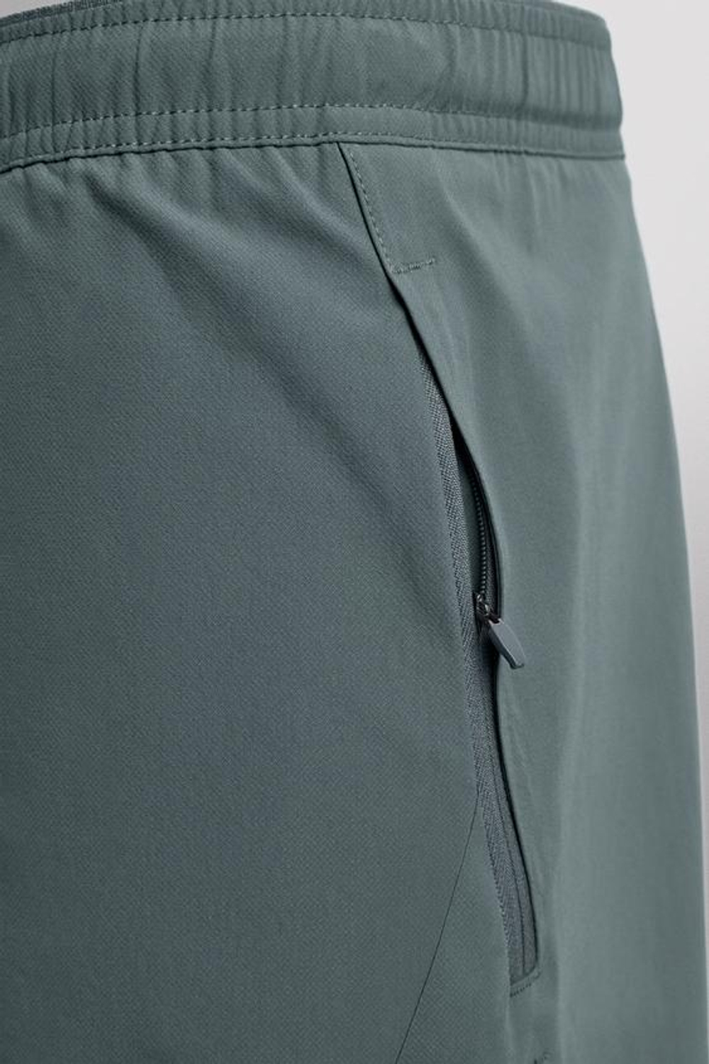 ZARA БАЗОВЫЕ СПОРТИВНЫЕ ШОРТЫ 2 В 1, СЕРО-СИНИЙ