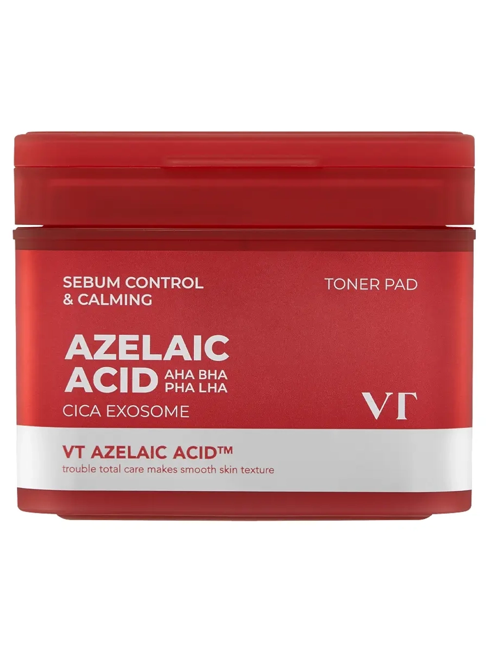 VT Cosmetics Тонер-пэды с азелаиновой кислотой и экзосомами центеллы Az Care Toner Pad 60 шт