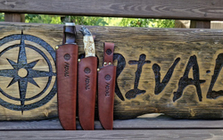 Ножны-чехол для ножа кожаный без гарды Prival Н3 Premium,  для клинка  до 255х55мм