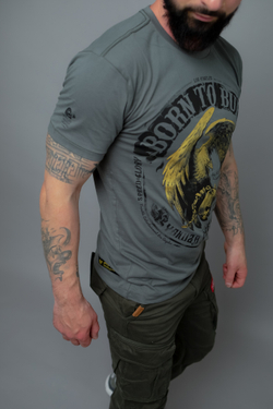 Футболка оливковая Yakuza Premium 3804