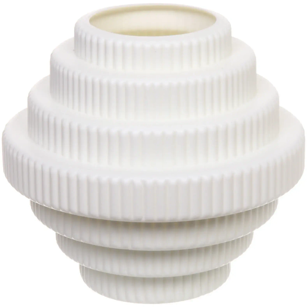 Ваза из пластика «Marlen-Портофино» 0,5л 15*8,3см цвет белый