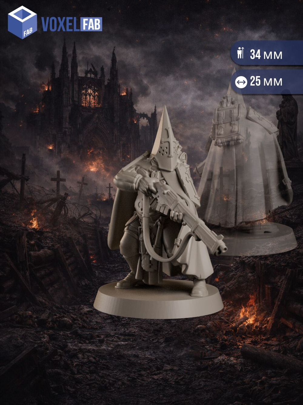 Апостолы Покаяния, Траншейные Пилигримы миниатюры для настольных игр РНИ, Trench Crusade