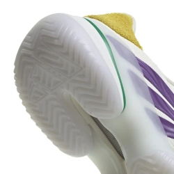 Мужские кроссовки теннисные Adidas Barricade 14 M - off white/active purple/cloud white
