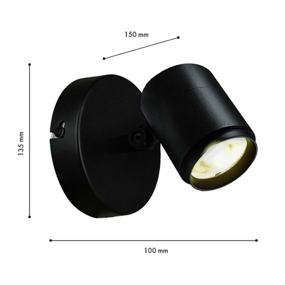 Уличный настенный светодиодный светильник Favourite Securitas 4638-1W