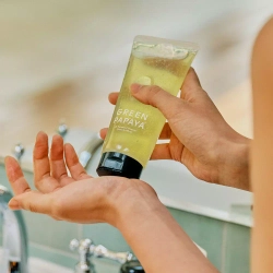 ShaiShaiShai Green Papaya pH Balanced Soft Cleanser энзимный гель для умывания pH 5.5 с экстрактом зеленой папайи и фруктовыми AHA-кислотами