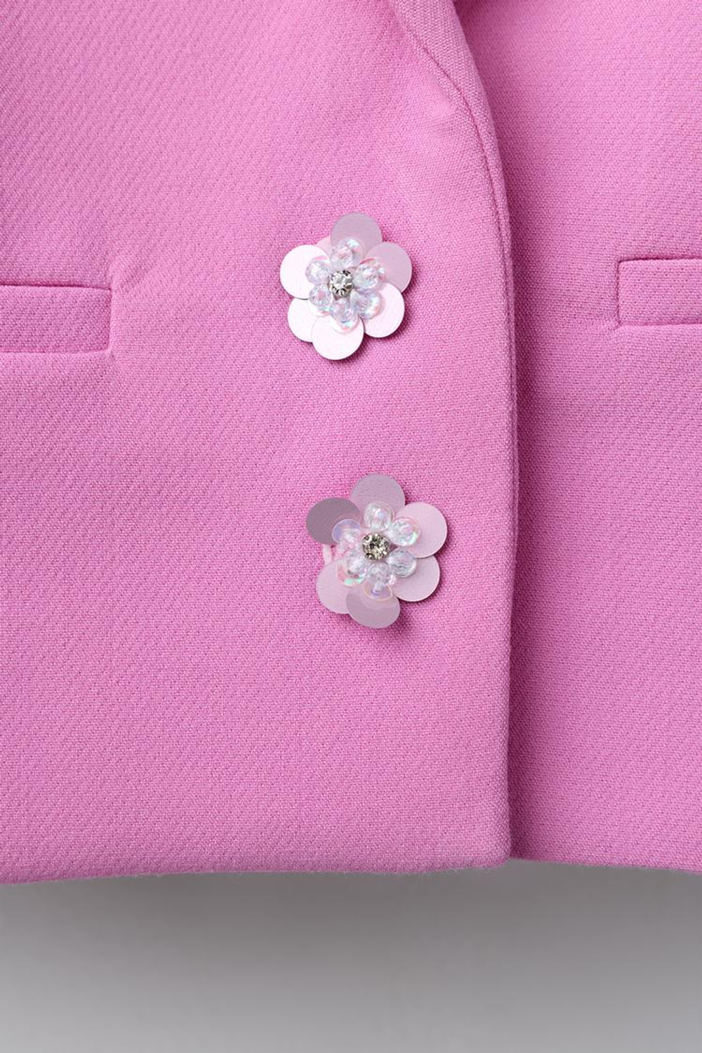 ZARA УКОРОЧЕННЫЙ БЛЕЙЗЕР, РОЗОВЫЙ