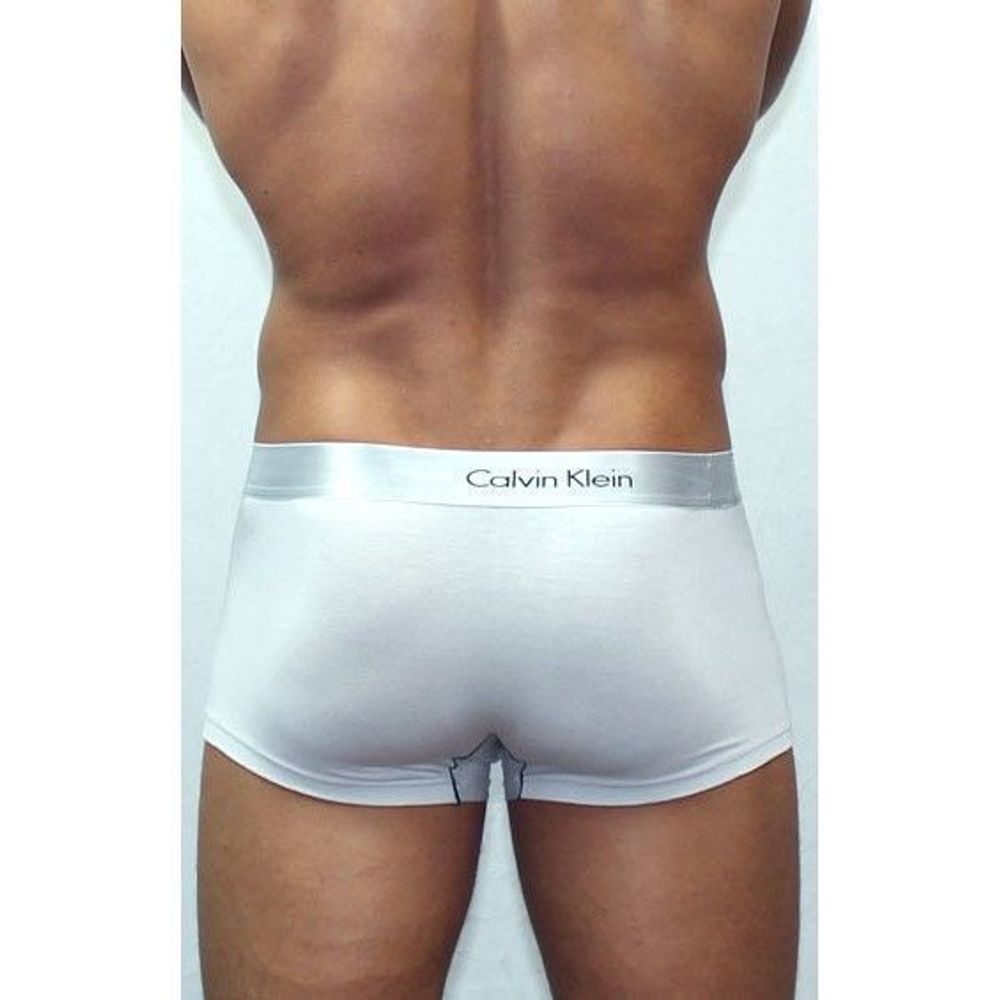 Мужские трусы боксеры светло-серые Calvin Klein Bold