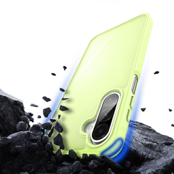 Прозрачный матовый чехол зеленого цвета (Lime Green) для Samsung Galaxy A26 5G, серия Yind Series от Dux Ducis