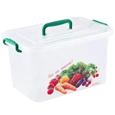 Контейнер пластиковый пищевой 10л «Все на пикник» для шашлыка