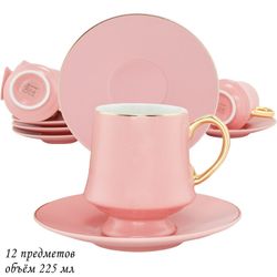 Lenardi 244-029 Чайный набор 12пр. 225 мл в под.уп.(х8) Фарфор