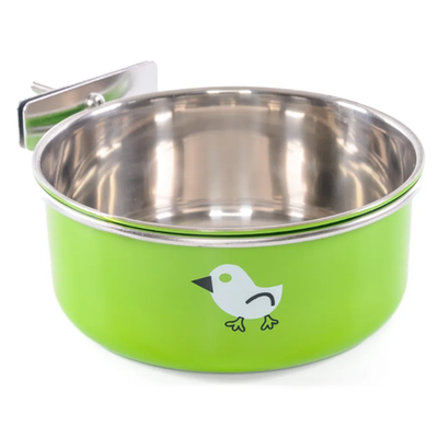 Skyrus кормушка для птиц внутренняя, металлическая, зелёная, 14см