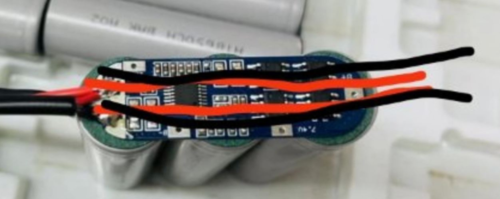 Сборка 12В 7800мАч аккумуляторных батарей