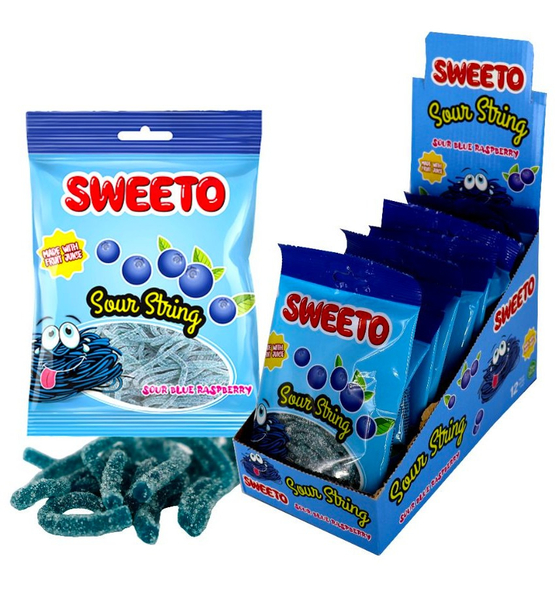 Мармелад SWEETO Кислые спагетти Ежевика 70г*12шт