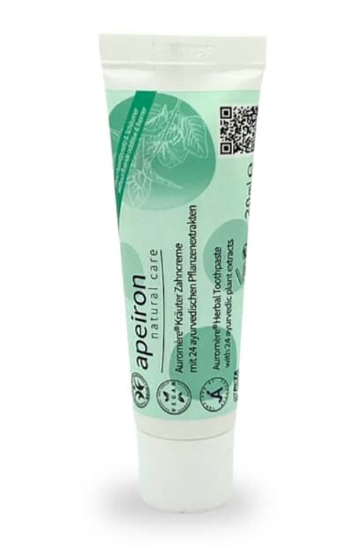 Травяная зубная паста Apeiron Auromère, дорожный размер, 20 мл