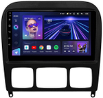 Магнитола для Mercedes-Benz S (W220) 1998-2005 (рамка черная) - Teyes CC3L на Android 10, 8-ядер, CarPlay, 4G SIM-слот