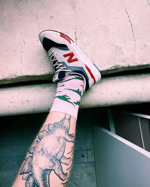 Носки Динозавровые Розовые - фото 2