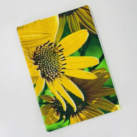 Простыня 2 спальная 175х210 Хлопок Бязь Желтые цветы
