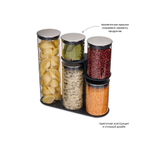 Набор контейнеров podium 100, нержавеющая сталь, 5 шт.