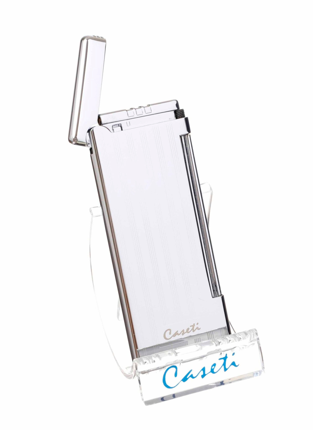 Зажигалка Caseti, кремниевая, супертонкая, хром CA326-5