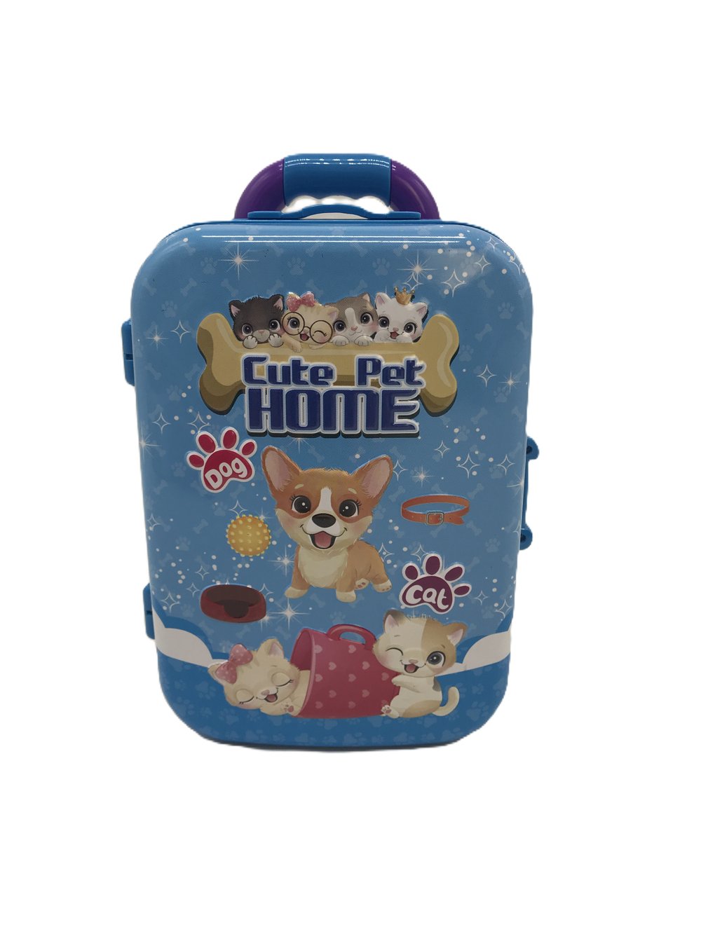 Игровой набор Питомцы собачки (977-14-1)	цвет голубой