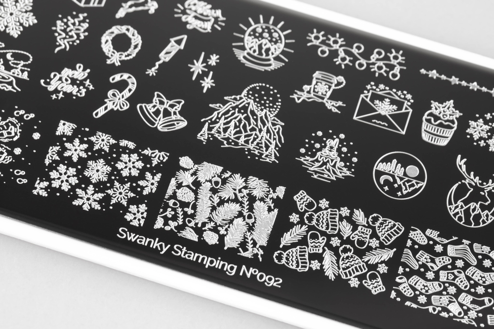 Пластина Swanky Stamping 092 Новогодняя!