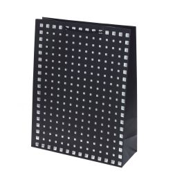 GAEM Пакет подарочный L (бумага 210г/м2, блок микс 12шт), L31 W12 H40 см, 4в.