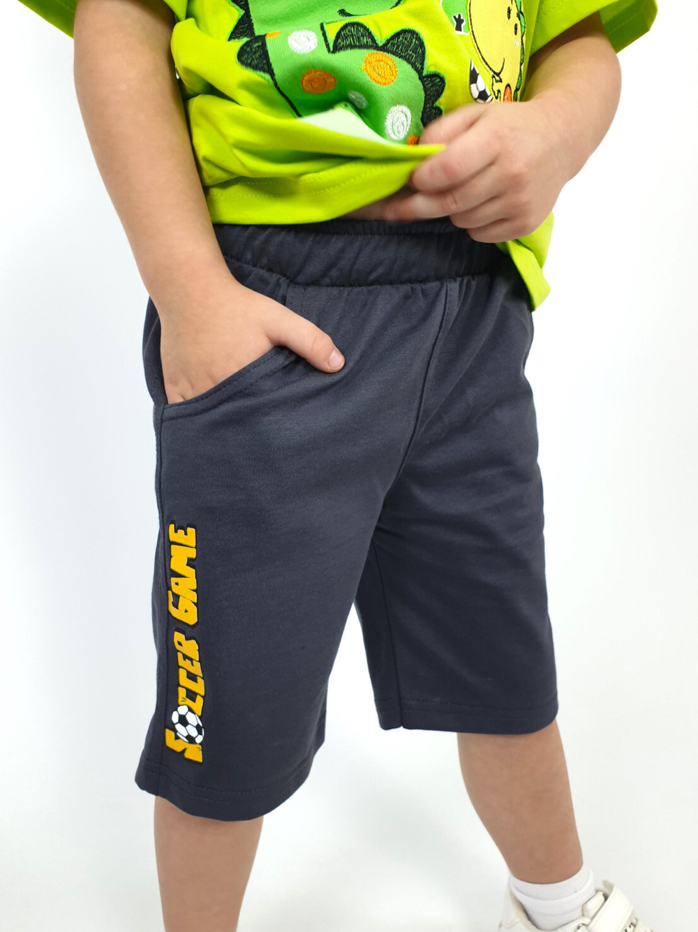 01-137-1 Комплект фуфайка+шорты для мальчика Luneva