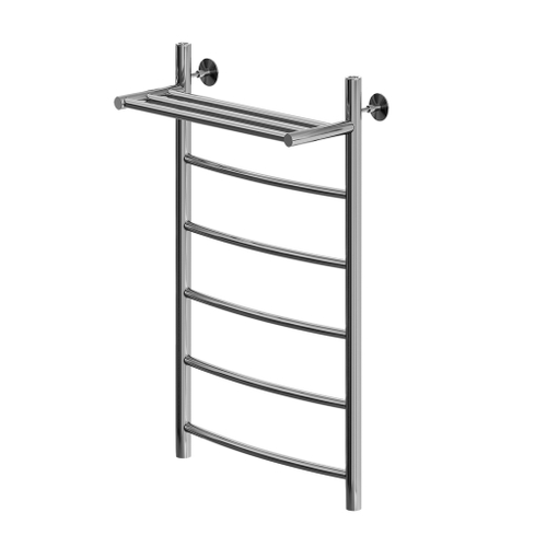 Полотенцесушитель MIXLINE CAPELLA  80х40 (1/2'' ВР, 5 перекладин + ПОЛКА) водяной