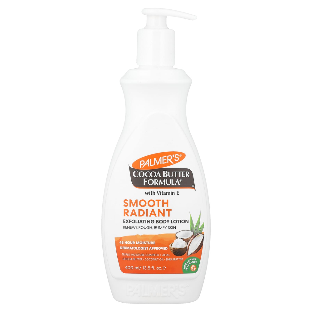 Palmer's, Cocoa Butter Formula® с витамином E, отшелушивающий лосьон для тела, свежесть цитруса, 400 мл (13,5 жидк. унции)