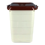 Бак Bricks 55л Слоновая кость + коричневый