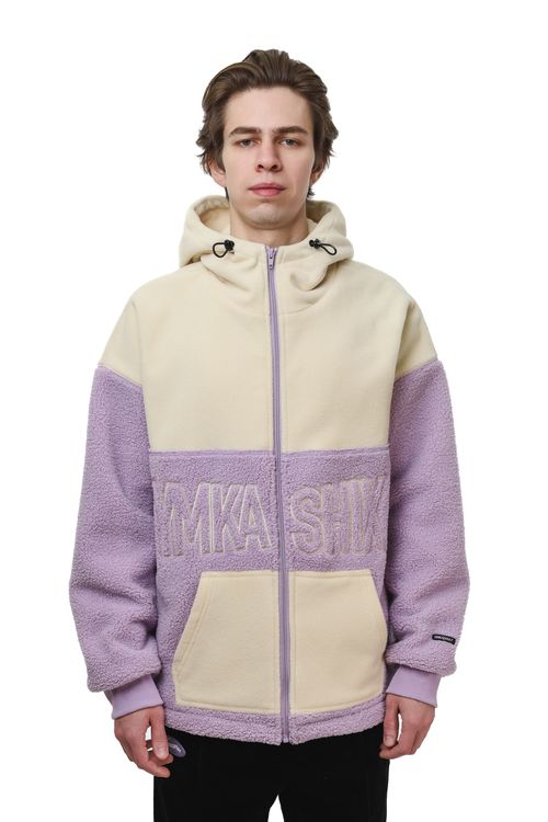 Худи Ymkashix Little Lamb Zip белый/фиолетовый