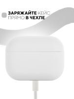 Чехол КАРТОФАН для Apple AirPods Pro (арт. AIRPRO-SLIM-SILICON-WHITE)