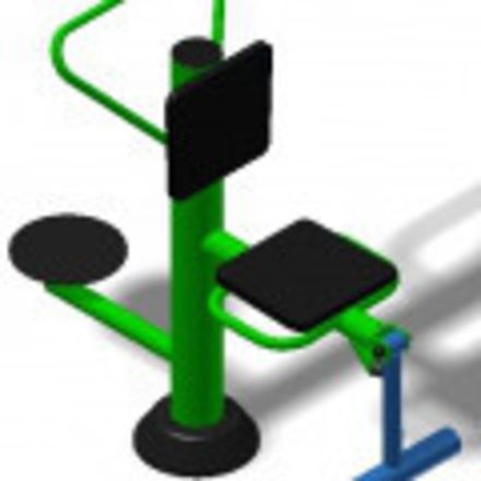 Уличный тренажер взрослый ТС 232 Флекс + Диск для двоих