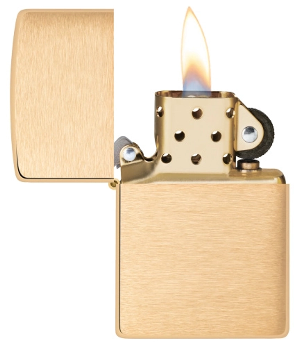 Зажигалка 204B Zippo Brush Brass