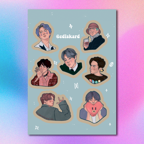 Стикерпак / ediskard / BTS #1